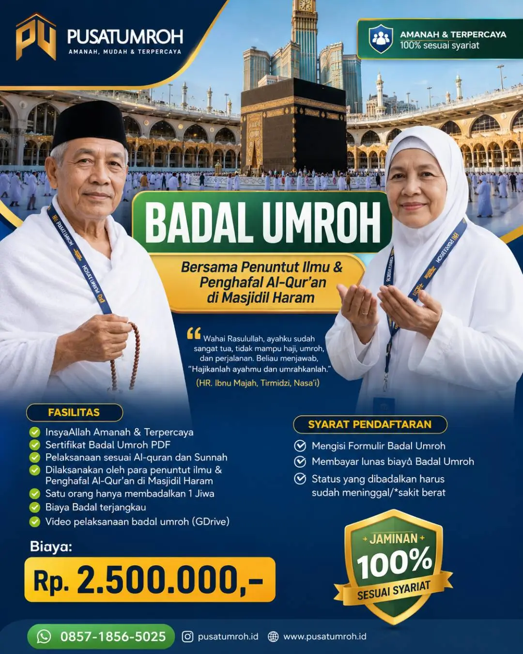 Jasa Badal Umroh Amanah Terpercaya